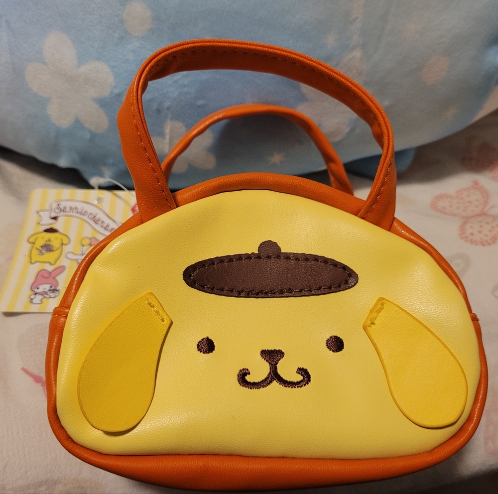 Pompompurin Sanrio Mini Bag Pouch 10cm